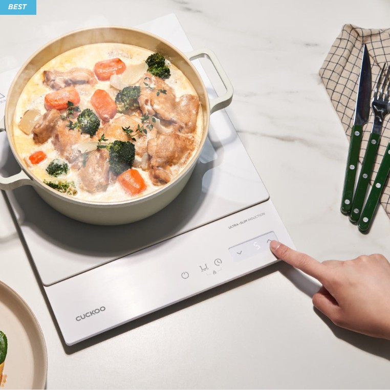 COCKOO 울트라 슬림 1구 인덕션 CIR-ENL101FW