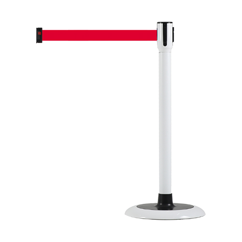 감속벨트차단봉 스노우화이트 BS-SW / 백화점,관공서,공사현장용 국내산