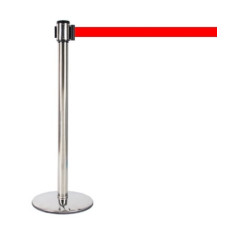 스테인레스 벨트 차단봉 O형/H형/백화점,관공서,공사현장용 국내산